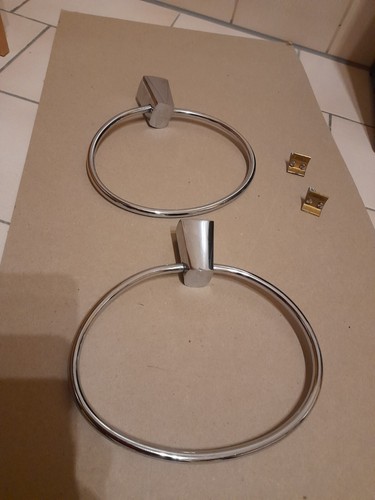 Zwei handtuchhalter oval - zwei,
